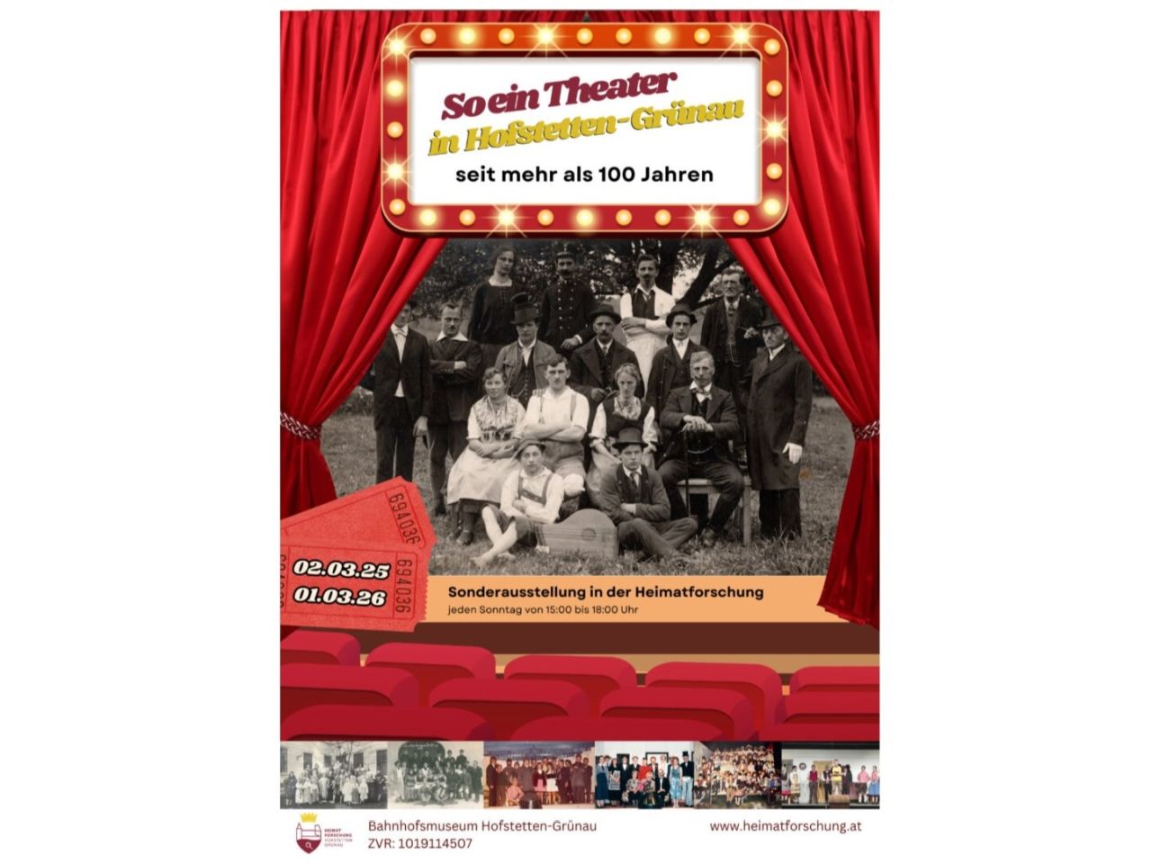 So ein Theater in Hofstetten-Grünau, Plakat
